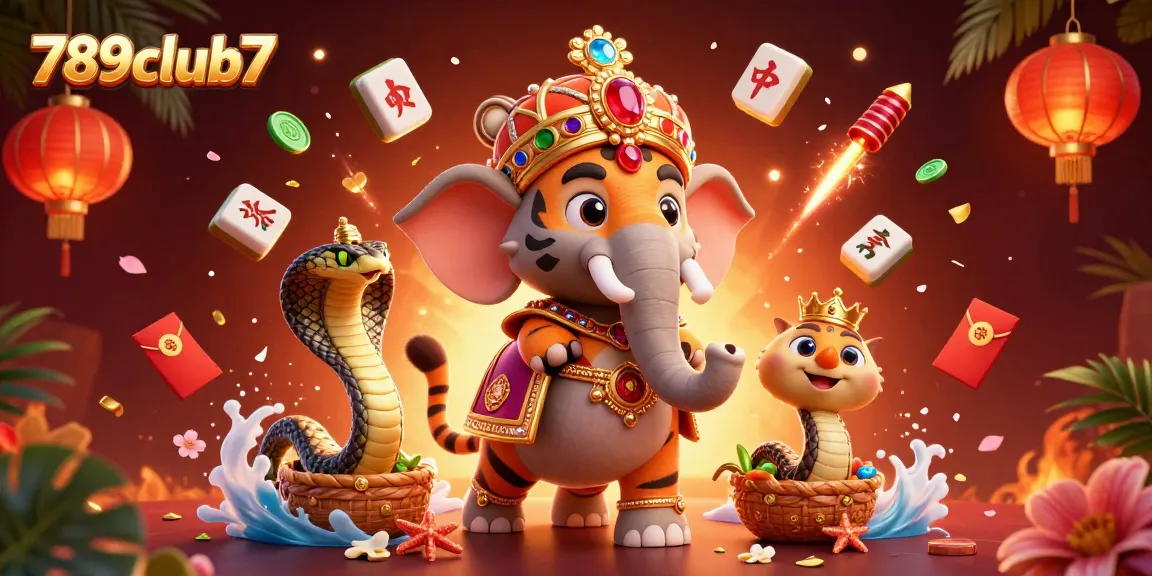 Experience thrilling gaming adventures at 789club7 with vibrant casino visuals and engaging characters.