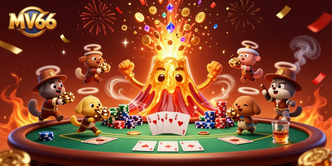 Experience thrilling gaming at MV66 Casino with vibrant treasures and poker stakes!