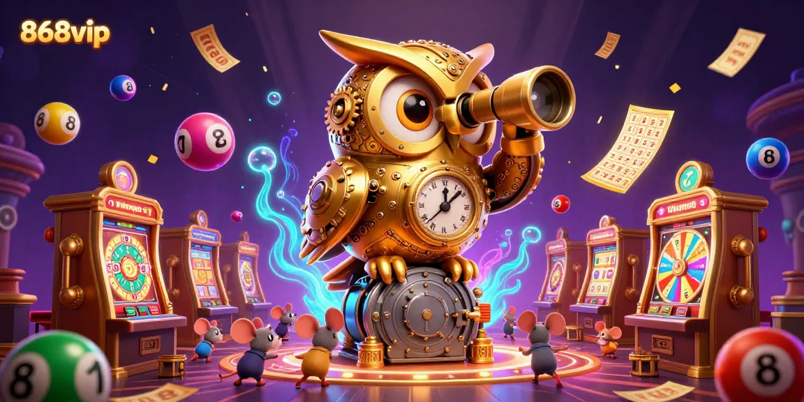 Engage with the exciting world of 868vip through this vibrant 3D casino scene featuring luck and winnings.