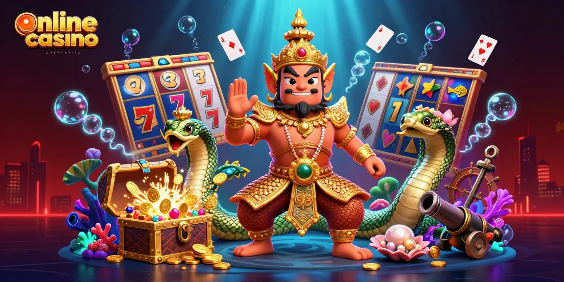 Explore the vibrant online casino Australia scene with the yaksha guardian and slot reels.