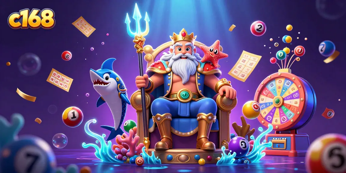 Experience thrilling gameplay at c168 with colorful lottery elements and vibrant casino atmosphere.